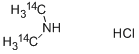 DIMETHYLAMINE HYDROCHLORIDE, [14C] Structure