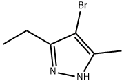 4-bromo-3-ethyl-5-methyl-1H-pyrazole(SALTDATA: FREE) Structure