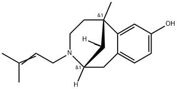(+)-PENTAZOCINE - DEA SCHEDULE IV ITEM Struktur