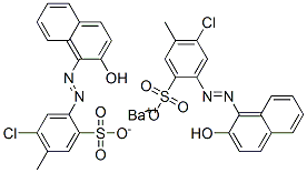 barium bis[6-chloro-4-[(2-hydroxy-1-naphthyl)azo]toluene-3-sulphonate]|