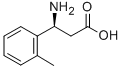 (S)-3-アミノ-3-(2-メチル-フェニル)プロピオン酸 化学構造式