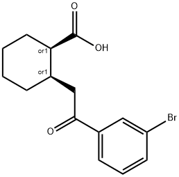 736136-38-2 CIS-2-[2-(3-ブロモフェニル)-2-オキソエチル]シクロヘキサン-1-カルボン酸