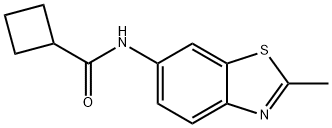 Cyclobutanecarboxamide, N-(2-methyl-6-benzothiazolyl)- (9CI)|