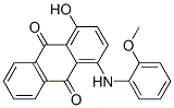 1-hydroxy-4-[(2-methoxyphenyl)amino]anthraquinone 结构式