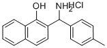 2-(氨基(对甲苯基)甲基)萘-1-醇盐酸盐 结构式