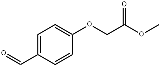 (4-甲酰基苯氧基)乙酸甲酯,73620-18-5,结构式