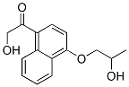 2-Hydroxy-1-[4-(2-hydroxypropoxy)-1-naphthalenyl]ethanone Structure