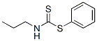 N-プロピルジチオカルバミン酸フェニル 化学構造式