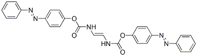 N,N'-Vinylenedicarbamic acid bis(p-phenylazophenyl) ester 结构式