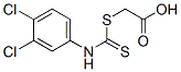 3,4-Dichlorophenyldithiocarbamic acid carboxymethyl ester,73623-06-0,结构式