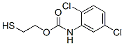 2,5-Dichlorocarbanilic acid 2-mercaptoethyl ester 结构式