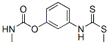 N-[m-(Methylcarbamoyloxy)phenyl]dithiocarbamic acid methyl ester,73623-11-7,结构式