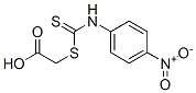 N-(4-Nitrophenyl)dithiocarbamic acid carboxymethyl ester Structure