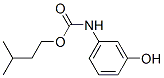 m-Hydroxycarbanilic acid isopentyl ester Struktur