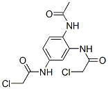2',4'-Bis(2-chloroacetylamino)acetanilide 结构式