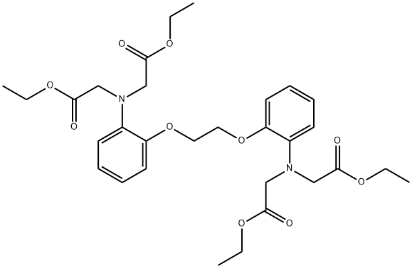 BAPTA テトラエチルエステル 化学構造式