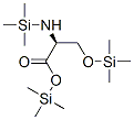 N,O-ビス(トリメチルシリル)-L-セリントリメチルシリル 化学構造式