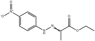 2-[2-(4-硝基苯基)亚肼基]丙酸乙酯 结构式
