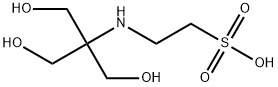 N-三(羟甲基)甲基-2-氨基乙磺酸,7365-44-8,结构式