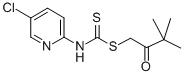 3,3-Dimethyl-2-oxobutyl (5-chloro-2-pyridinyl)carbamodithioate Struktur
