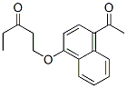 1-(4-Acetyl-1-naphtyloxy)-3-pentanone Structure