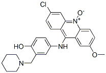3-Chloro-9-[[4-hydroxy-3-(piperidinomethyl)phenyl]amino]-7-methoxyacridine 10-oxide|
