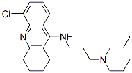 5-Хлор-1,2,3,4-тетрагидро-N- [3- (дипропиламино) пропил] акридин-9-амин структура