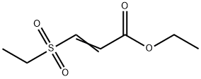 3-(Ethylsulfonyl)acrylic acid ethyl ester,73663-91-9,结构式