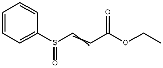 3-(Phenylsulfinyl)acrylic acid ethyl ester Structure