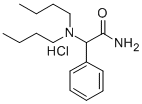 Acetamide, 2-(dibutylamino)-2-phenyl-, hydrochloride Structure