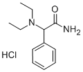 2-(Diethylamino)-2-phenylacetamide hydrochloride 化学構造式