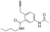 5-(아세틸아미노)-N-부틸-2-(2-프로피닐)벤즈아미드