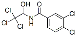 3,4-Dichloro-N-(2,2,2-trichloro-1-hydroxyethyl)benzamide Structure