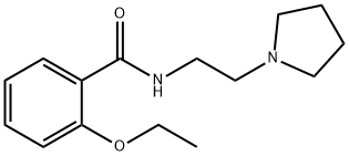 2-Ethoxy-N-[2-(1-pyrrolidinyl)ethyl]benzamide 结构式