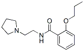 2-プロポキシ-N-[2-(1-ピロリジニル)エチル]ベンズアミド 化学構造式