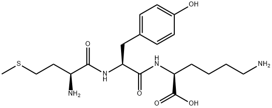 methionyl-tyrosyl-lysine Struktur
