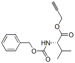 N-(Benzyloxycarbonyl)-L-valine 2-propynyl ester Structure