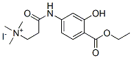 2-[(4-에톡시카르보닐-3-히드록시-페닐)카르바모일]에틸-트리메틸-아자늄요오다이드
