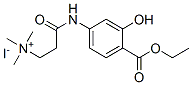 2-[(4-ethoxycarbonyl-3-hydroxy-phenyl)carbamoyl]ethyl-trimethyl-azanium iodide|