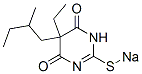 5-Ethyl-5-(2-methylbutyl)-2-sodiothio-4,6(1H,5H)-pyrimidinedione,73681-03-5,结构式