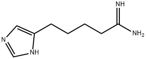 1H-Imidazole-4-pentanimidamide  (9CI) 结构式