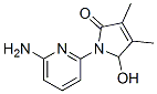 2H-Pyrrol-2-one, 1-(6-amino-2-pyridinyl)-1,5-dihydro-5-hydroxy-3,4-dimethyl- (9CI) Structure