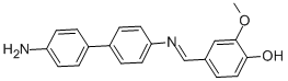 N-Vanillylidenebenzidine Struktur