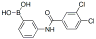 [3-[(3,4-dichlorobenzoyl)amino]phenyl]boronic acid Struktur