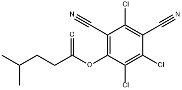 4-Methylpentanoic acid 3,5,6-trichloro-2,4-dicyanophenyl ester|