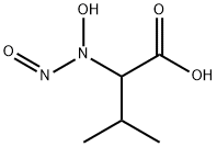 Valine, N-hydroxy-N-nitroso- (9CI) Structure