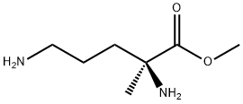 Ornithine, 2-methyl-, methyl ester (9CI) 结构式