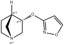 1-Azabicyclo[2.2.1]heptane,3-(3-isoxazolyloxy)-,endo-(9CI) Structure