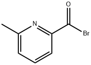 2-Pyridinecarbonyl bromide, 6-methyl- (9CI) Structure