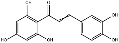 2',4',6',3,4-PENTAHYDROXYCHALCONE 结构式